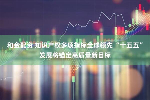 和金配资 知识产权多项指标全球领先 “十五五”发展将锚定高质量新目标